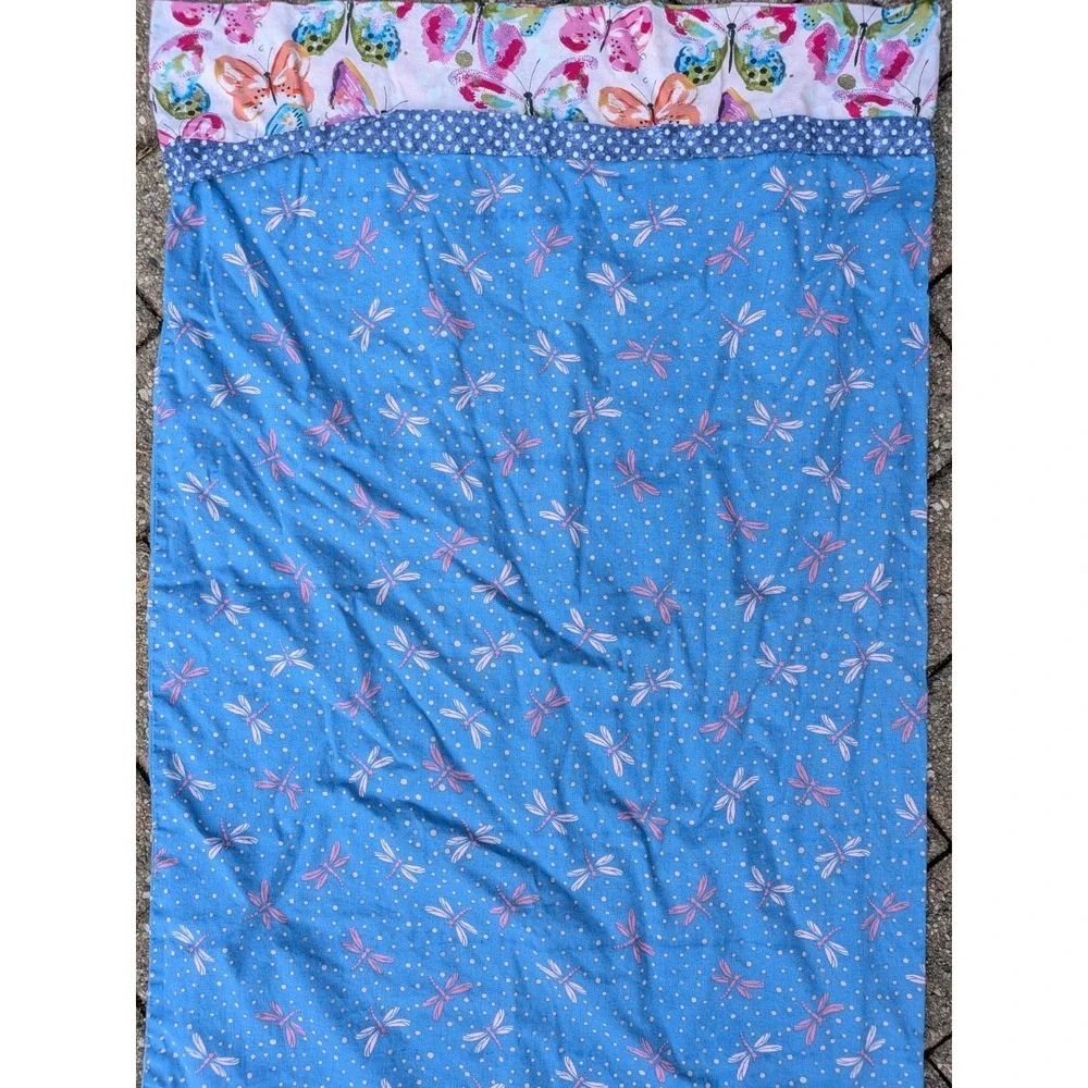 1 Pc Dragonfly BUTTERFLY Custom Standard Pillowcase Cotton Bella Cottagecore Std